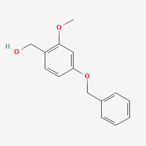 molecular formula C15H16O3 B12060804 (4-(Benzyloxy)-2-methoxyphenyl)methanol 