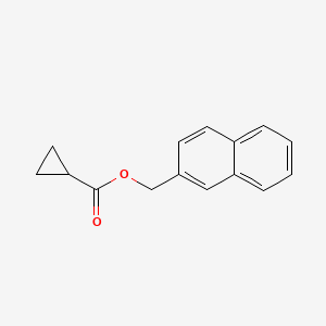 molecular formula C15H14O2 B1206083 2-Naphthylmethyl cyclopropanecarboxylate CAS No. 72395-08-5