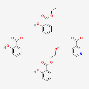 molecular formula C33H35NO12 B1206084 Deep-heat CAS No. 92172-29-7