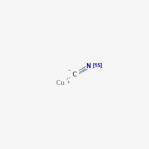 molecular formula CCuN B12060876 Copper(I) cyanide-15N 