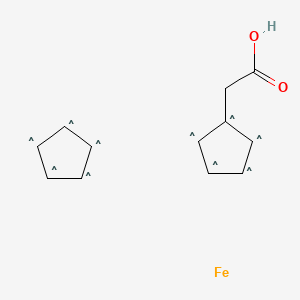 molecular formula C12H12FeO2 B12060998 Ferroceneacetic acid, 98% 