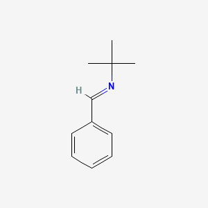 2-Propanamine, 2-methyl-N-(phenylmethylene)-
