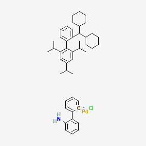 molecular formula C46H60ClNPd B12061005 XPhos-Pd-G2 GT capsule 