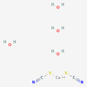 molecular formula C2H8CaN2O4S2 B12061023 Calcium thiocyanate tetrahydrate CAS No. 65114-14-9
