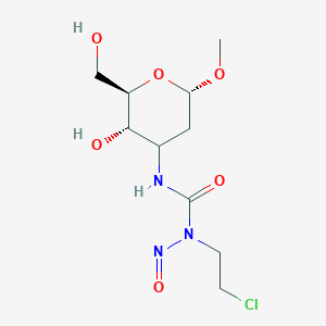 molecular formula C10H18ClN3O6 B1206106 Ecomustina 