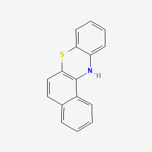 molecular formula C16H11NS B1206107 12H-Benzo[a]phenothiazine CAS No. 225-83-2