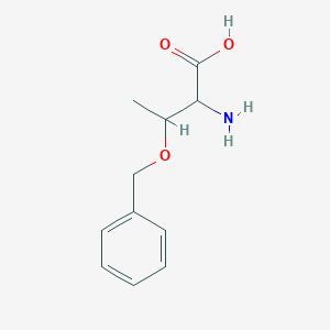 molecular formula C11H15NO3 B12061193 2-Amino-3-(benzyloxy)butanoic acid 