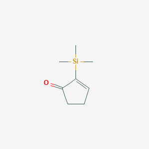 molecular formula C8H14OSi B12061217 2-(Trimethylsilyl)cyclopent-2-en-1-one 