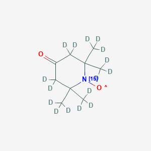molecular formula C9H16NO2 B12061225 Tempone 15N,D16 