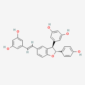 molecular formula C28H22O6 B1206123 delta-viniferin 