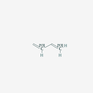 molecular formula C4H6 B12061277 (1,3-13C2)buta-1,3-diene CAS No. 1173023-33-0