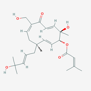 molecular formula C25H36O6 B1206128 Vibsanol A 