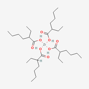 molecular formula C32H64O8Zr B12061310 2-Ethylhexanoic acid;zirconium 