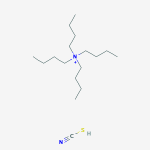 molecular formula C17H37N2S+ B12061344 Tetrabutylammonium ion; thiocyanate ion 