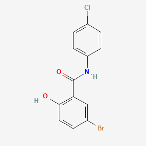 molecular formula C13H9BrClNO2 B1206136 5-Bromo-4'-chlorosalicylanilide CAS No. 3679-64-9