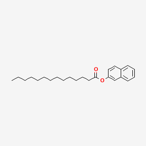 molecular formula C24H34O2 B1206137 2-萘基肉豆蔻酸酯 CAS No. 7262-80-8