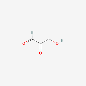 molecular formula C3H4O3 B1206139 羟基丙酮 CAS No. 997-10-4