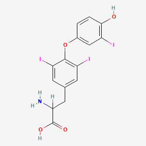 molecular formula C15H12I3NO4 B1206141 Rathyronine CAS No. 3130-96-9