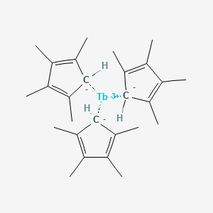 molecular formula C27H39Tb B12061434 Tris(tetramethylcyclopentadienyl)terbium(III) 