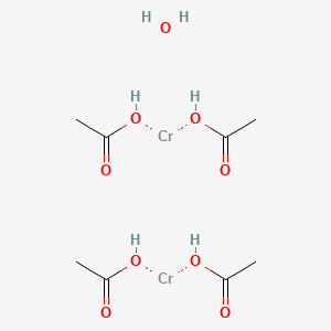 molecular formula C8H18Cr2O9 B12061444 Chromium(ii)acetate monohydrate dimer 