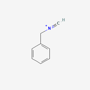 molecular formula C8H8N+ B12061451 Benzene, (isocyanomethyl)- 