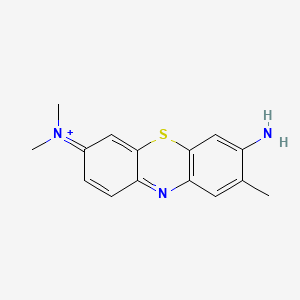 molecular formula C15H16N3S+ B1206147 托隆 CAS No. 56109-24-1