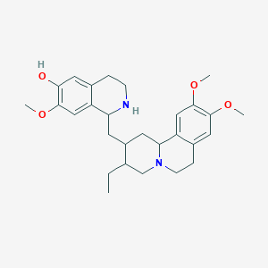 molecular formula C28H38N2O4 B1206148 Desmethylemetine 