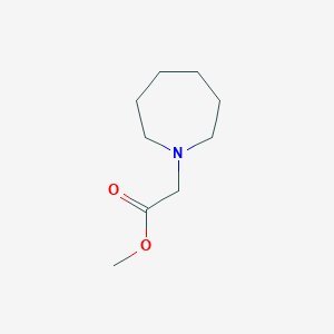 molecular formula C9H17NO2 B12061487 Methyl 2-(azepan-1-yl)acetate 