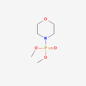 molecular formula C6H14NO4P B1206151 Dimethyl morpholinophosphoramidate CAS No. 597-25-1