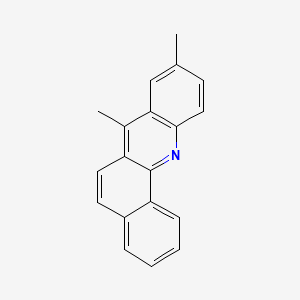 molecular formula C19H15N B1206154 7,9-Dimethylbenz[c]acridine CAS No. 963-89-3