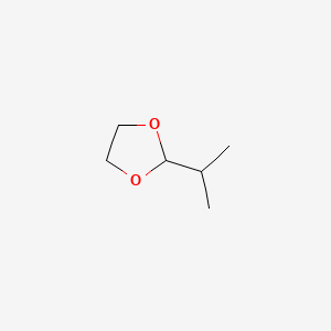 molecular formula C6H12O2 B1206155 2-Isopropyl-1,3-dioxolane CAS No. 822-83-3