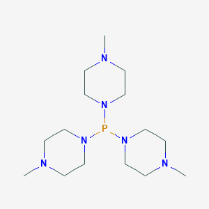 molecular formula C15H33N6P B12061551 Tris(4-methylpiperazin-1-yl)phosphane 