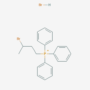 molecular formula C22H24Br2P+ B12061561 3-bromobutyl(triphenyl)phosphanium;hydrobromide 