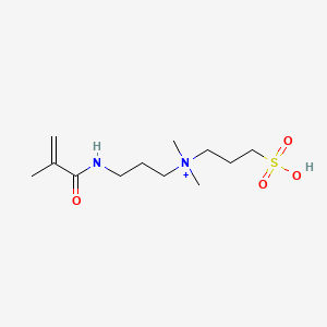 molecular formula C12H25N2O4S+ B12061565 Dimethyl[3-(2-methylprop-2-enamido)propyl](3-sulfopropyl)azanium 