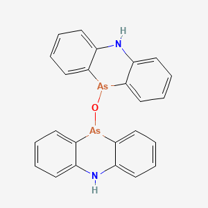 molecular formula C24H18As2N2O B1206160 Phenarsazine oxide CAS No. 4095-45-8