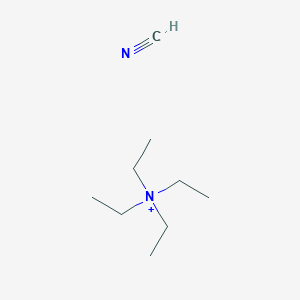 molecular formula C9H21N2+ B12061618 Hydrogen cyanide; tetraethylammonium 