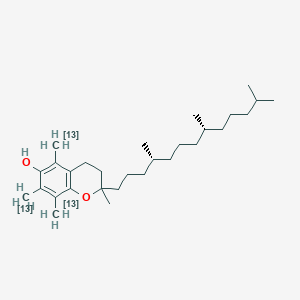 molecular formula C29H50O2 B12061762 alpha-Vitamin E-13C3 