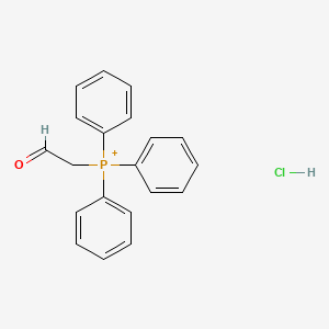 molecular formula C20H19ClOP+ B12061803 2-oxoethyl(triphenyl)phosphanium;hydrochloride 