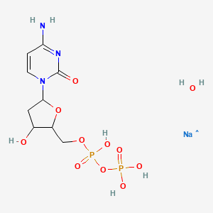 molecular formula C9H17N3NaO11P2 B12061826 CID 16219273 