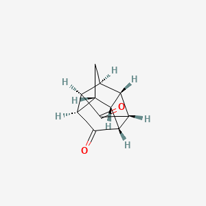 molecular formula C11H10O2 B12061842 Pentacyclo[5.4.0(2,6).0(3,10).0(5,9)]Undecane-8,11-Dione 
