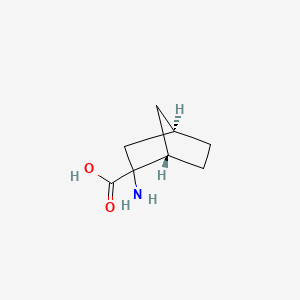 molecular formula C8H13NO2 B12061891 (1S,4R)-2-aminobicyclo[2.2.1]heptane-2-carboxylic acid 