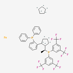 molecular formula C46H32F12FeP2 B12061994 CID 16217992 