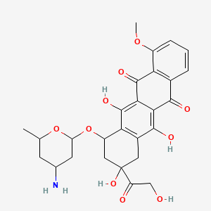 molecular formula C27H29NO10 B1206202 4'-Deoxyadriamycin 