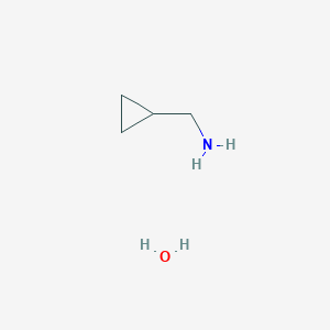 molecular formula C4H11NO B12062023 Cyclopropylmethanaminehydrate 