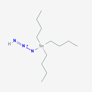 molecular formula C12H28N3Sn+ B12062072 (E)-imino(tributylstannylimino)azanium 