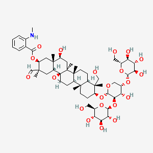 molecular formula C55H83NO21 B1206211 Avenacin A-1 