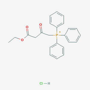 molecular formula C24H25ClO3P+ B12062126 (3-Ethoxycarbonyl-2-oxoproply)triphenylphosphonium Chloride 