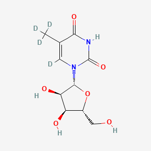 molecular formula C10H14N2O6 B12062145 5-Methyluridine-d4 