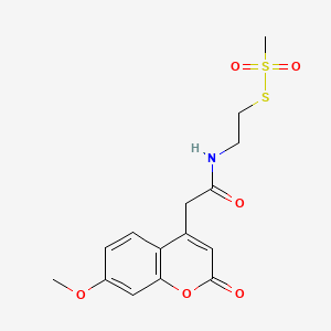 molecular formula C15H17NO6S2 B12062155 Mts-emca 