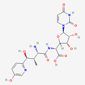 molecular formula C20H25N5O10 B12062214 Nikkomycin Z from Streptomyces tendae 